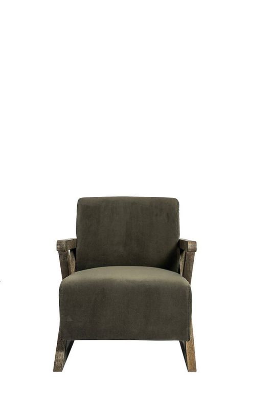 Lenestol oliven X-bein heltre eik 