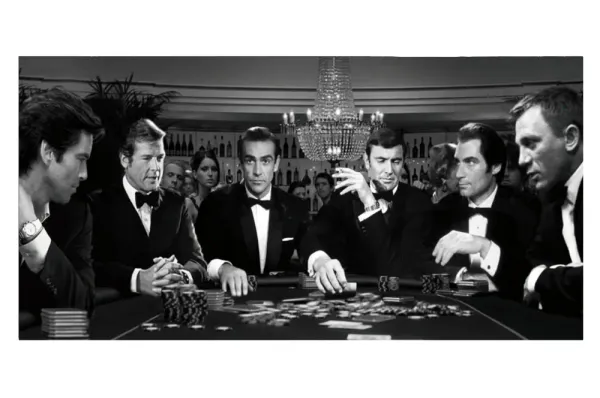James Bond actors Casino 180x90