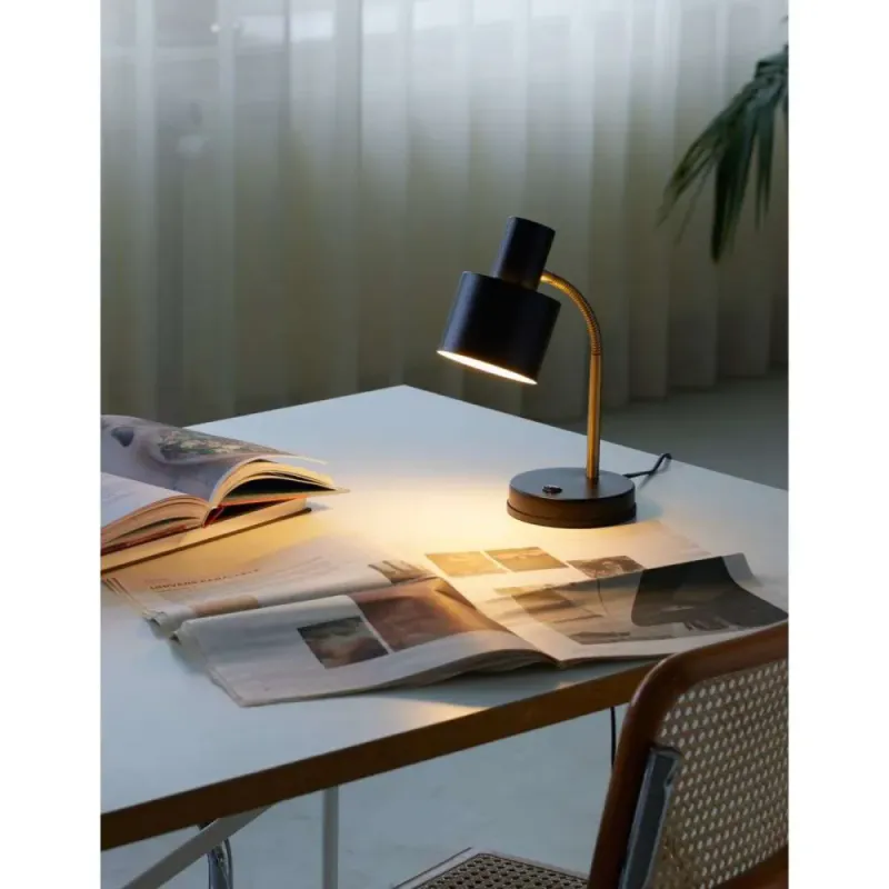 Bordlampe svart 
