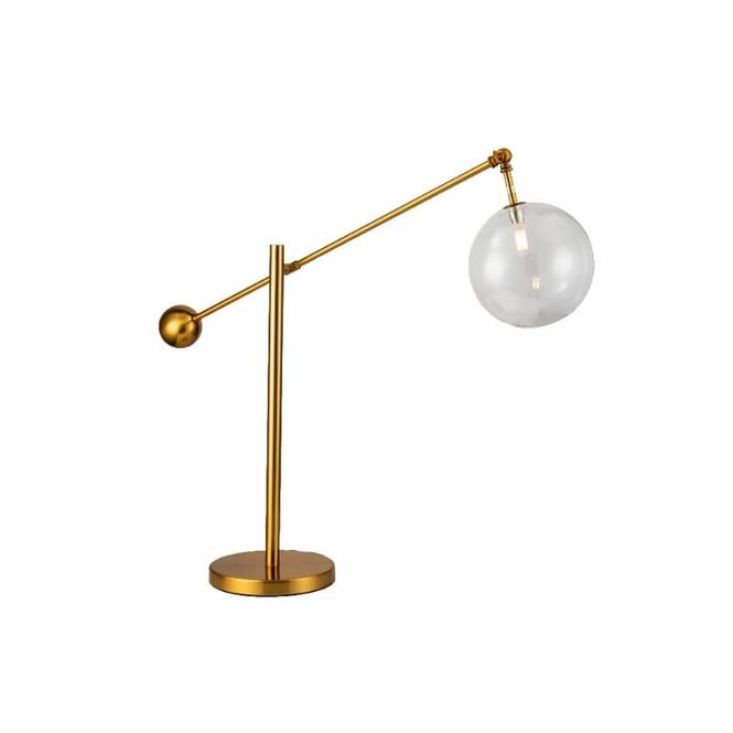 Hovedbilde Bordlampe McALLAN klart glass B 80 D20 H65-110 ...