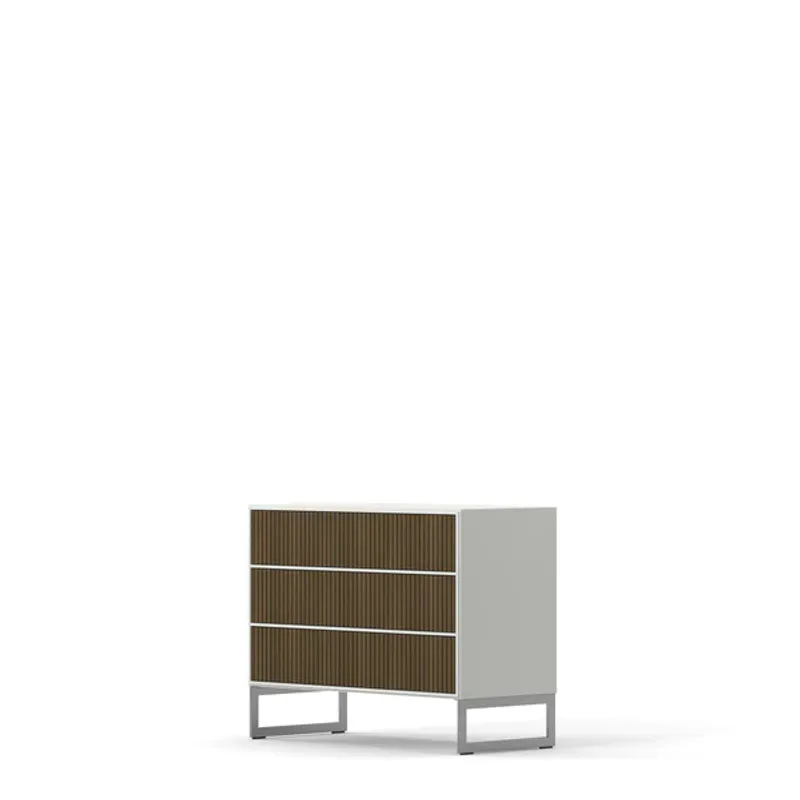 Kommode Walnut line 3 skuffer*